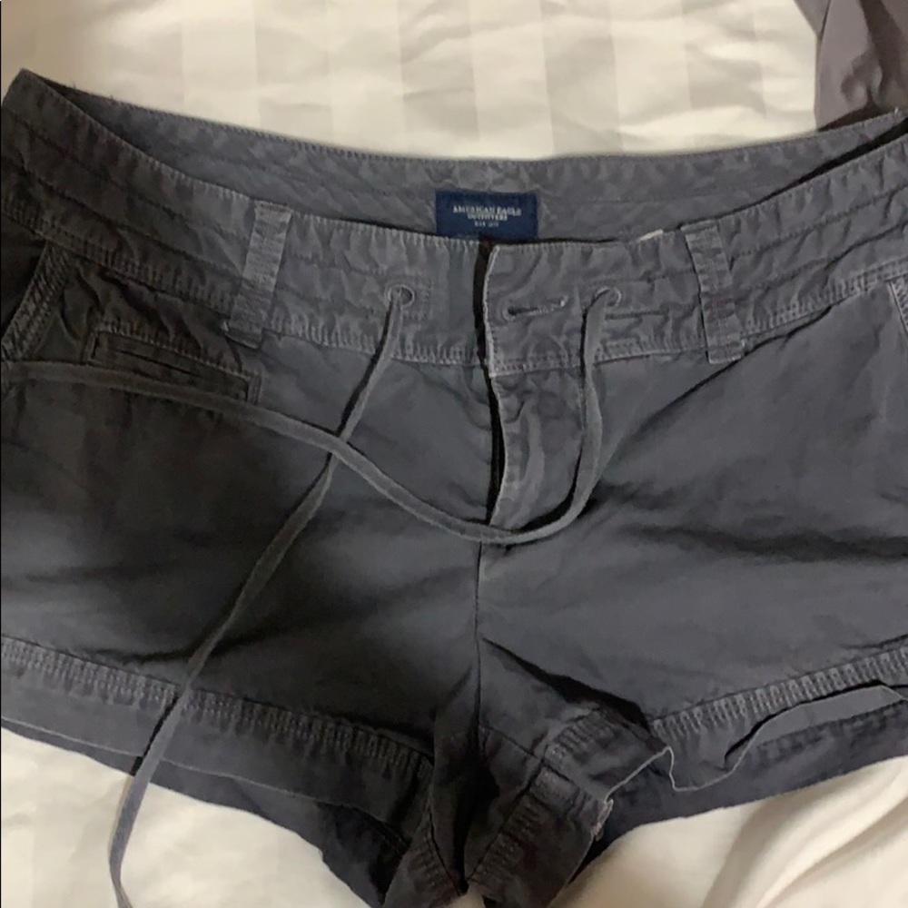 AE gray shorts